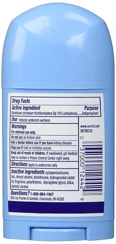 Secret Solid Antiperspirant and Deodorant Shower, Powder Fresh, 1.7 Ounce (Pack of 2) thumbnail 2