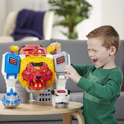 Power Rangers Playskool Heroes Power Morphin Megazord, 2-in-1 Converting Playset, 2-Foot Megazord with Lights and Sounds, Kids Ages 3 and Up (Amazon Exclusive) thumbnail 6