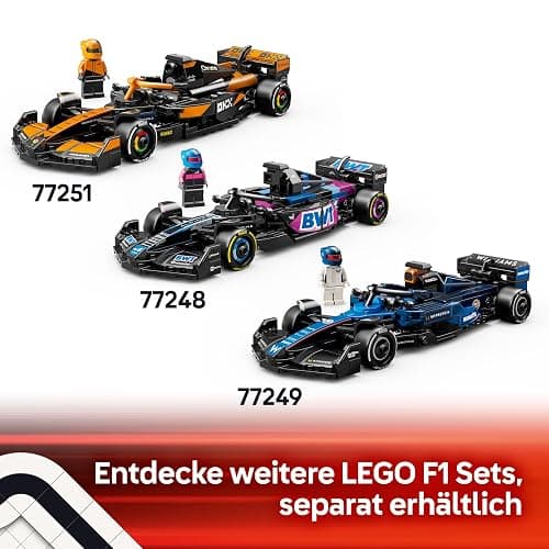 LEGO Speed Champions Mercedes-AMG F1 W15 Rennauto - Spielzeug mit Formel 1 Minifigur - Modell Auto zum Sammeln und Bauen - Geschenk für Jungen & Mädchen ab 10 Jahren oder Erwachsene Fans 77244 thumbnail 9