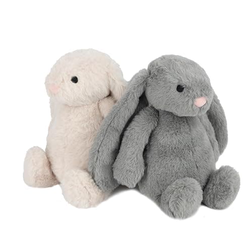 Best Pet Supplies Interactive Squeaky Dog Chew Toy, Ideal Dog Toys for Chewers, Small, Medium & Large Dogs, and Fetch Lovers - Bunny (Beige), Large thumbnail 7