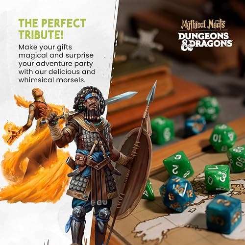 Mythical Meats Beef Jerky Snack Packs – Dungeons and Dragons gifts for Men – Exotic Meat Stick Variety Pack – High Protein, Low Sugar, Keto-Friendly, MSG Free – 12 Pack thumbnail 7
