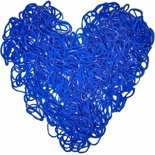 Yowamho 900 Dark Blue Rubber Band with 1 Small Crochet, Elastic. - Image 1