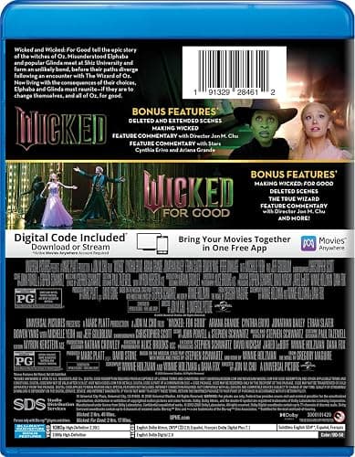Wicked 2-Film Collection (Blu-ray + Digital) thumbnail 3