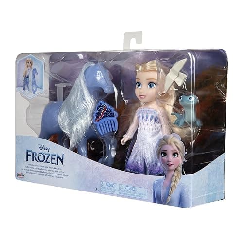 Disney Frozen Elsa Doll Petite Snow Queen & Water Nokk Horse Gift Set thumbnail 8