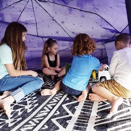 AirFort Inflatable Fort for Kids, Builds in 30 Sec, Play Tent Age 3+ (Starry Night) thumbnail 4