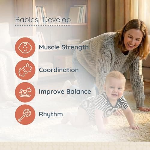 Jolly Jumper CLASSIC (Grey) with Stand - ORIGINAL Baby Jumper, Indoor and Outdoor Exercise Saddle Seat, Adjustable Height, for Infants up to 28lbs thumbnail 6