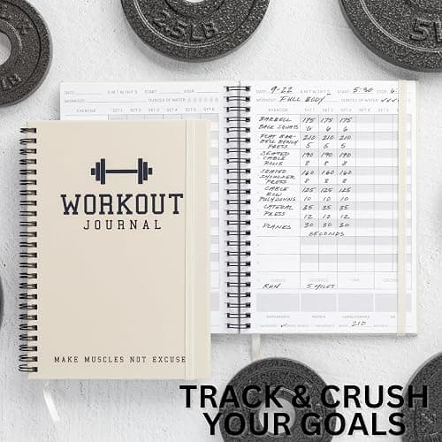 The Ultimate Fitness Journal for Tracking and Crushing Your Gym Goals - Detailed Workout Planner & Log Book For Men and Women - Great Gym Accessories With Calendar, Nutrition & Progress Tracker thumbnail 5
