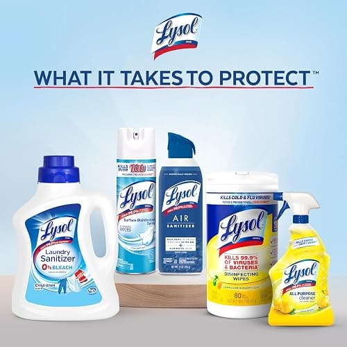 Lysol Disinfecting Wipes Bundle, Home Apartment Dorm Room Essentials and Cleaning Supplies, All Purpose Cleaner, Multi-surface Cleaning & Sanitizing Wipes, Lavender & Mango Scents, 80 Count (4pk) thumbnail 8