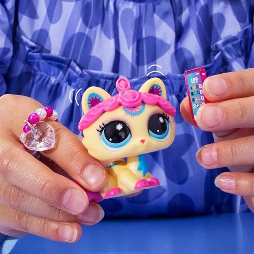 Littlest Pet Shop- Sweet & Stylish Bundle Set - Series 4 - Gen 7 Authentic LPS Bobble Head Toy Figure, Collectible Toy Animal, Ages 4+ thumbnail 10