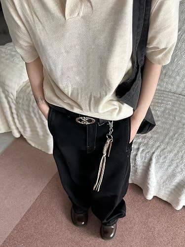 TYHOTULY Y2k Belt Star Metal Buckle Vintage Gothic Punk Rock Emo Grunge Accessories Western Chunky Belts Trendy Y2k Clothes thumbnail 5