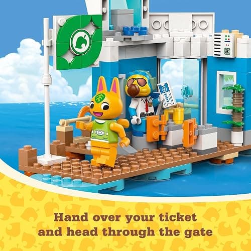 LEGO Animal Crossing Fly with Dodo Airlines Airport Playset, Kids’ Airplane Toy and Pilot Minifigure Inspired by The Video Game Series, Gift for Girls and Boys Ages 7 and Up, 77051 thumbnail 5