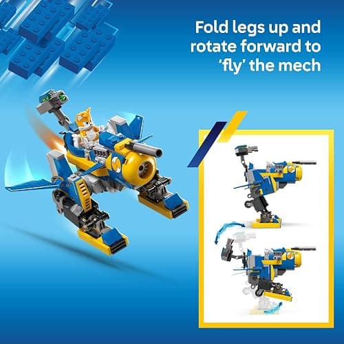 LEGO Sonic The Hedgehog Cyclone vs. Metal Sonic - Building Toy for Kids, Boys and Girls, Ages 8+ - Mech Suit with Minifigures for Pretend Play - Gift Idea for Birthdays - 77002 thumbnail 4