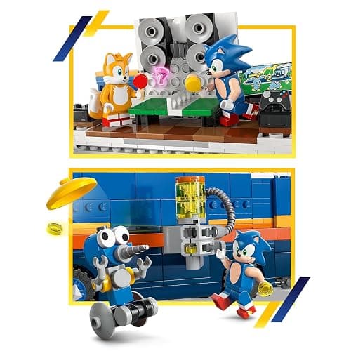 LEGO Sonic The Hedgehog Team Sonic Command Truck Building Toy - Pretend Play Vehicle W/5 Figures for Boys & Girls, Ages 8+ - Toy Building Blocks for Kids - Gift Idea for Birthdays - 77006 thumbnail 4
