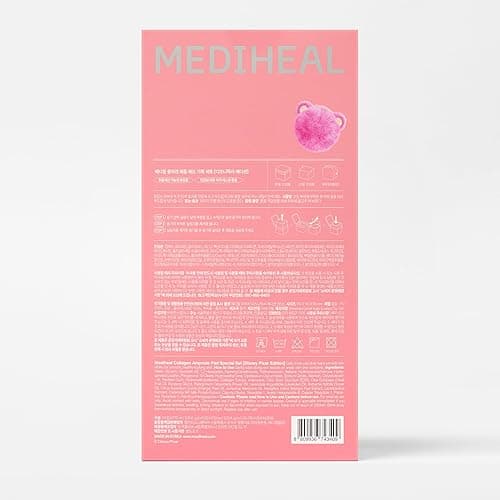 MEDIHEAL Madecassoside Toner Pads [Disney Pixar Edition]-Centella Asiatica to Improve Uneven Skin Tone - Vegan Face Gauze, Full size 100 + Refill 100 (Collagen, 200 pads) - .Collagen_D thumbnail 9