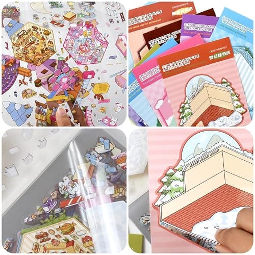 20 Sets DIY 3D Sticker Scene Collection Book thumbnail 6