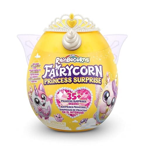 Bizak Rainbocorns Fairycorn Princesses, Egg with 35+ Different Surprises to Open and Discover, Includes Wings, Tiara, Magic Wand, Slimy Surprises and More (62369281) thumbnail 5