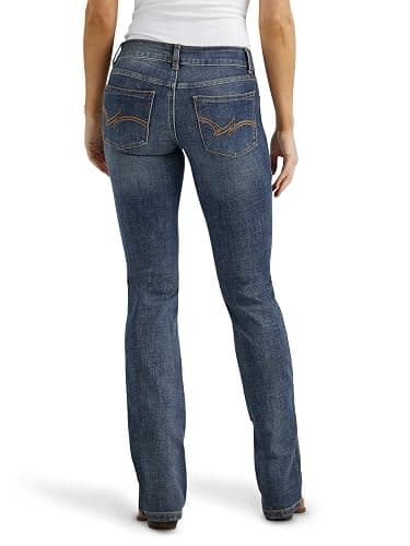 Wrangler Women's Western Mid Rise Stretch Boot Cut Jean thumbnail 2