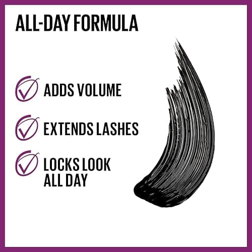 Maybelline The Falsies Lash Lift Waterproof Mascara Volumizing, Lengthening, Lifting, Curling, Multiplying, Eye Makeup, Brownish Black, 1 Count thumbnail 3
