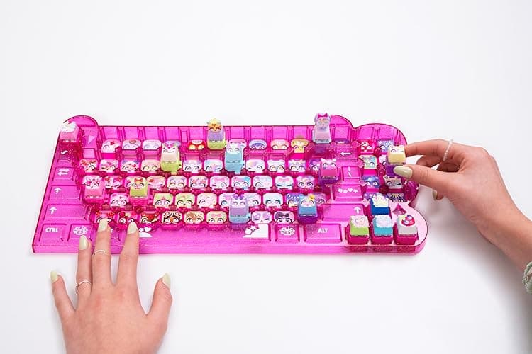 Clickeez Keyboard Mega Pack - The Ultimate Starter Set | Includes Storage Keyboard & 15 with Exclusive Mega Pack Characters | Clickable Collectibles | Ages 6+ thumbnail 4