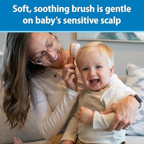 Dr. Brown's Baby Care Essentials Kit, Nail Scissors with Case, Nasal Aspirator, Cradle Cap Brush and Comb, BPA-Free thumbnail 8