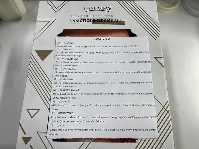 LASHVIEW Lash Mannequin Head , with 4 Pairs Replaced Eyelids Practice, Makeup Soft-Touch Rubber, Natural Skin Color thumbnail 7