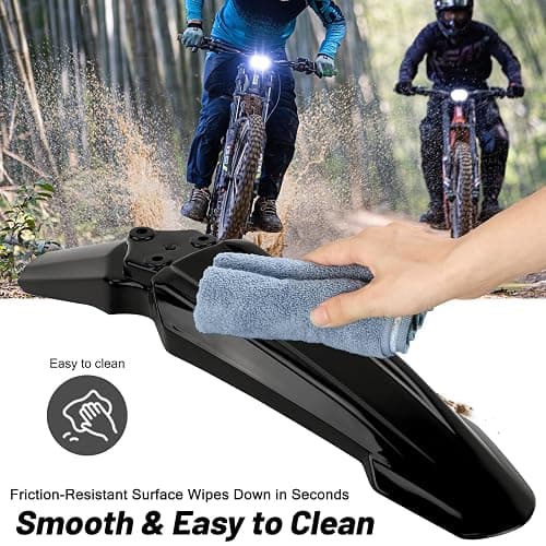 XINGWU Front Fender for Surron Light Bee X/S Segway X160/X260 Dirt Bike Motorcycle Front Fender Modified Mudguard Protector for Ebikes Black thumbnail 5