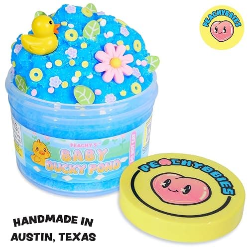 Peachybbies Baby Ducky Pond Cloud Slime, Made in USA, 7 oz. thumbnail 3
