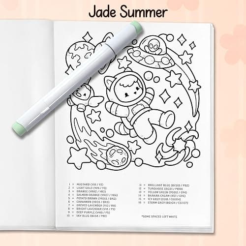 Cute & Cozy Color by Number: Coloring Book for Adults and Teens with Fun, Easy, and Relaxing Scenes to Complete Step by Step (Cozy Coloring Books) thumbnail 6