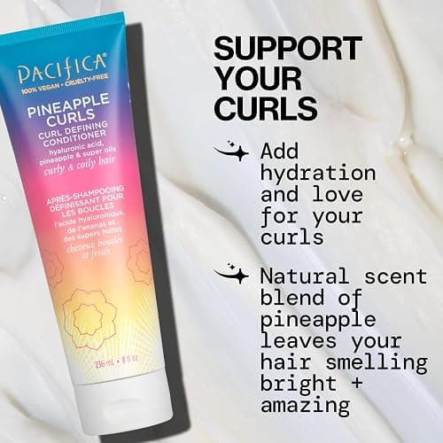 Pacifica Beauty Pineapple Curls 3-Step Hair Care Kit: Curl Defining Shampoo + Conditioner + Pineapple Swirl Curl Cream – Enhances Curls, Reduces Frizz, Vegan & Silicone-Free thumbnail 4