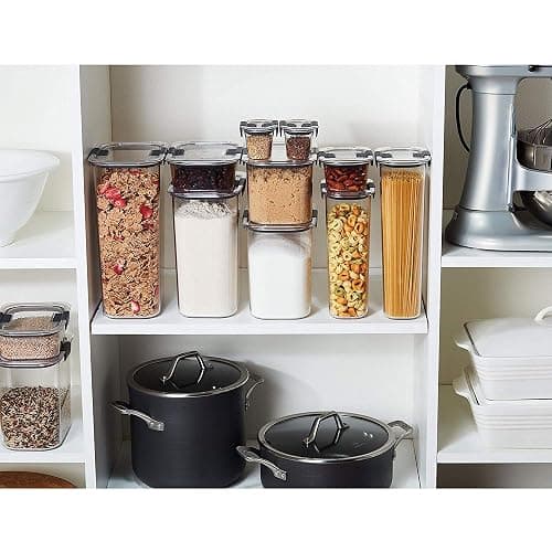 Rubbermaid Brilliance BPA Free Food Storage Containers with Lids, Airtight, for Lunch, Meal Prep, and Leftovers, Set of 10 thumbnail 4
