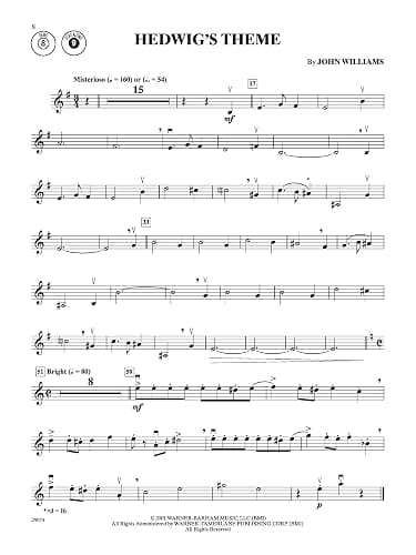 Harry Potter Solos --- Violon/Piano - Various --- Alfred Publishing thumbnail 3