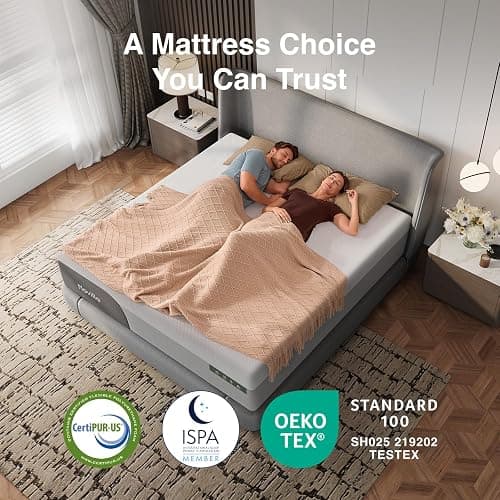 Novilla Bliss Cooling Queen Mattress, 14 Inch Gel Queen Memory Foam | Mattress in a Box with Cool-Touch Nylon Cover, Pain Relief & Spinal Support with CertiPUR-US Certified Foam thumbnail 7