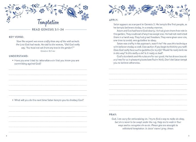 The 5-Minute Bible Study Journal for Women thumbnail 4