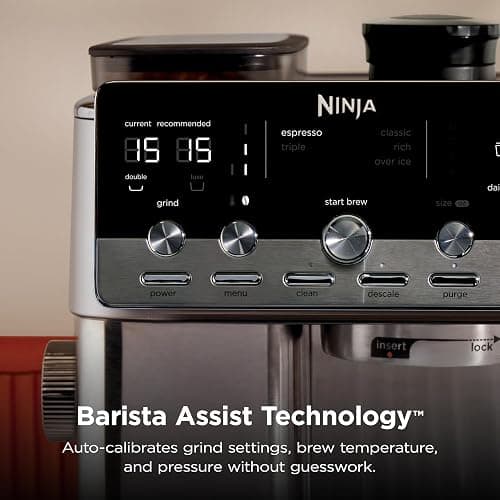 Ninja Luxe Café Mini Plus with AutoFroth, Espresso & Drip, Stainless, ES351 | Built-in Burr Grinder, Precision Scale & Hands-Free Auto Frothing, Lattes, Cappuccinos & More thumbnail 6