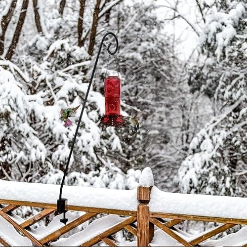 MIXXIDEA Heavy Duty Extensible Deck Hook - Adjustable for Hanging Bird Feeders, Plants, Suet Baskets, Wind Chimes, Lanterns thumbnail 5