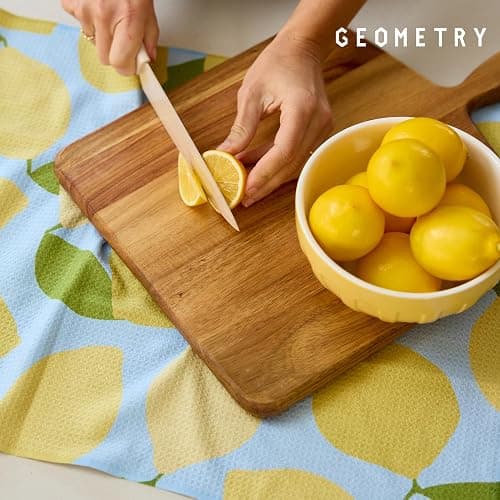 GEOMETRY Spring Kitchen Towels - Quick Dry Microfiber Cloth Spring & Summer Dish Towels for Kitchen Drying - Premium Quick Dry Towel - Paradise Play, 18" x 30" - 2-Pack thumbnail 2