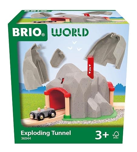BRIO World – 36044 Exploding Tunnel | Toy Train Set for Kids Ages 3 Years and Up - Image 1