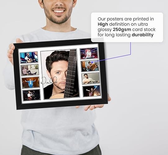 Niall Horan Signed Poster Print - Limited Edition Autograph Fan Gift – Collectible Memorabilia Merchandise (Unframed, A4 (30x21cm)) thumbnail 4