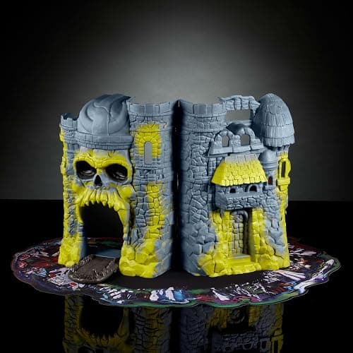 Masters of the Universe Vintage Castle Grayskull Playset with Display Mat & Spaceman Figure, Jawbridge & Other Features & Accessories (Amazon Exclusive) thumbnail 2