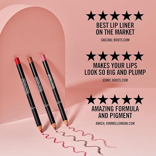 Rimmel Lasting Finish 8HR Lip Liner, Shade Cappuccino, 1.2 g thumbnail 7