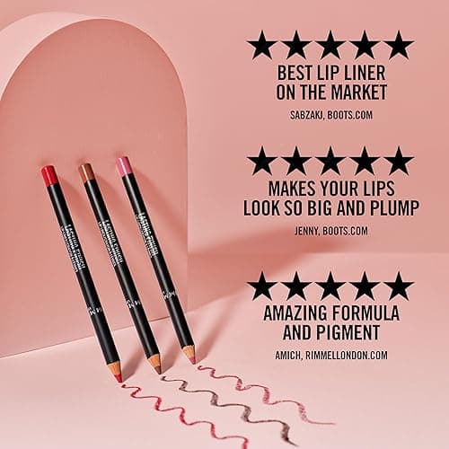 Rimmel Lasting Finish 8HR Soft Lip Liner Pencil - Vibrant, Blendable Formula to Lock Lipstick in Place for 8 Hours - 705 Cappuccino, .04oz thumbnail 8