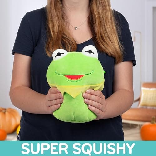 Squishmallows Original 8-Inch Kermit The Frog - The Muppets - Official Jazwares Disney Plush - Collectible Soft & Squishy Stuffed Animal Toy - Add to Your Squad - Gift for Kids, Girls & Boys thumbnail 2