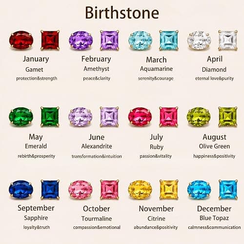 Diorra Birthday Gifts for Women, Birthstone Bangle Bracelets for Women | 14K Gold Plated Cuff Bangle Bracelet Non Tarnish Waterproof Jewelry Gifts thumbnail 6