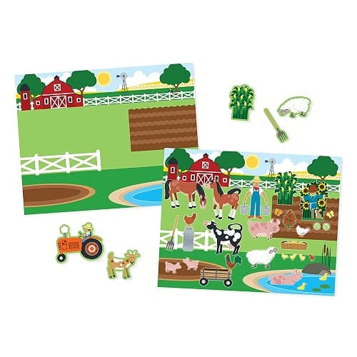 Melissa & Doug Reusable Sticker Pads Set: Habitats, Vehicles, Town: 115 Stickers thumbnail 4