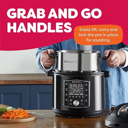 Instant Pot Pro (8 Quart) 10-in-1 Pressure Cooker, Slow Cooker, Rice/Grain Cooker, Steam, Sauté, Sous Vide, Yogurt Maker, Sterilizer and Warmer, Includes App thumbnail 5