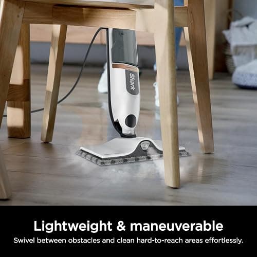 Shark SteamSpot Steam Mop with Steam Blaster Technology, 3 Steam Modes, 2 Washable Pads, XL Removable Water Tank, Lightweight, Steam Cleaner for sealed Hard Floors, Hardwood, Tile, Laminate, S2001 thumbnail 7
