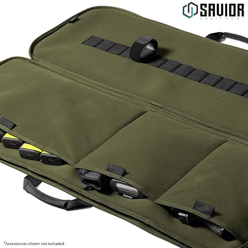 Savior Equipment Specialist Single Long Gun Bag Tactical Padded Soft Case w/Padded Handle Carrier, Adjustable Sling, Dual Lockable Zipper thumbnail 4