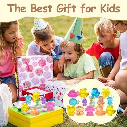 LXBCTOP 120 PCS Mini Resin Animals Mixed Kit, Luminous Tiny Resin Animals, Colorful Miniature Resinous Animal, Glow In the Dark Mini Figures for Micro Landscape Fairy Garden Aquarium Dollhouse Decor thumbnail 6