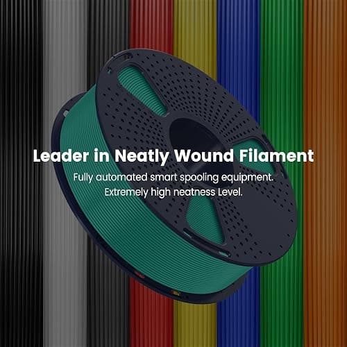 SUNLU 250g PLA Filament 16-Color Set, Neatly Wound 3D Printer Filament | Dimensional Accuracy +/- 0.02mm, Multicolor 250G Spool 16-Packs (12 Regular Color + 4 Transparent Color) thumbnail 6