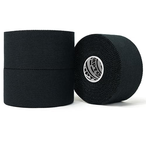 Hampton Adams Athletic Sports Tape, Very Strong, Easy Tear, No Residue | Premium Cotton Blend, 45 ft Rolls, 3 Pack, Strong Hold for Fingers Ankles & Wrists, Tears by Hand, No Sticky Residue - Image 1